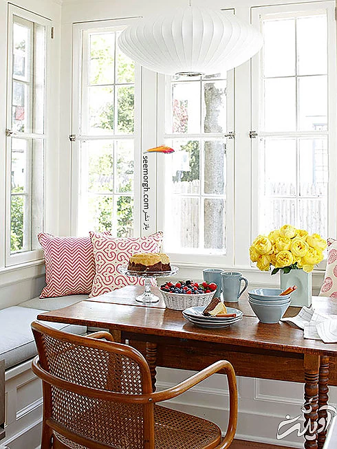 صندلی های تمام چوب حصیری